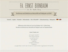 Tablet Screenshot of brotformen24.de